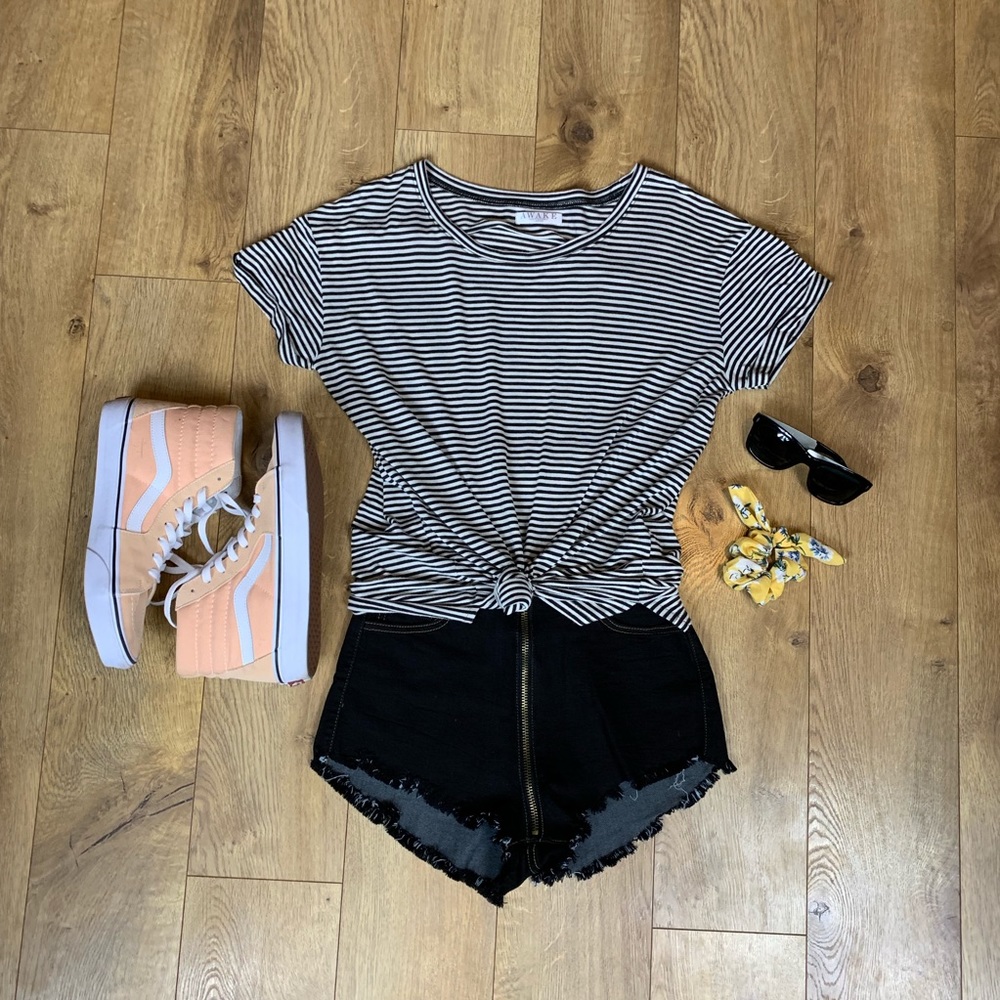 Vibrant M.I.U High Waisted Shorts